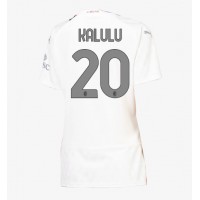 AC Milan Pierre Kalulu #20 Bortedrakt Dame 2023-24 Kortermet